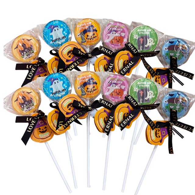 크리에이티브 롤리팝 캔디 1box (12개입) 단체선물 할로인 빼빼로데이 어린이집 답례품, 1박스, 240g 25,900원