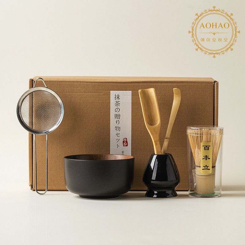 AOHAO 말차 도구 4/6PCS 세트 Matcha Whisk 차선 다완 차선립 25,700원