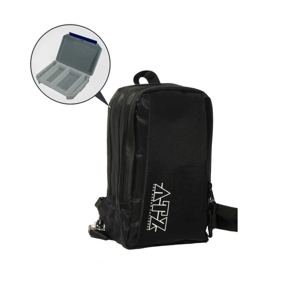 (태클박스기본증정) ATZ 심플 슬링백 루어가방 배스가방, 블랙 51,000원