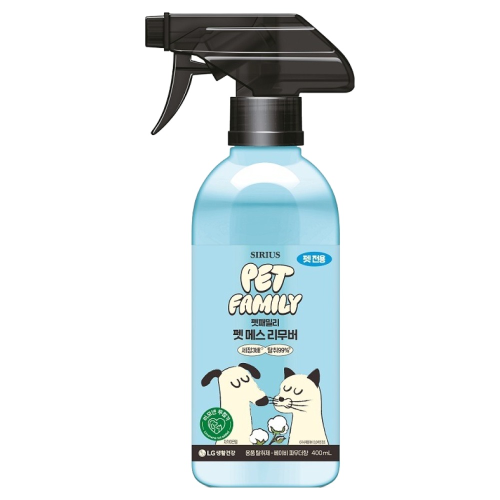 시리우스 펫패밀리 펫 메스 리무버 베이비파우더향 6,500원