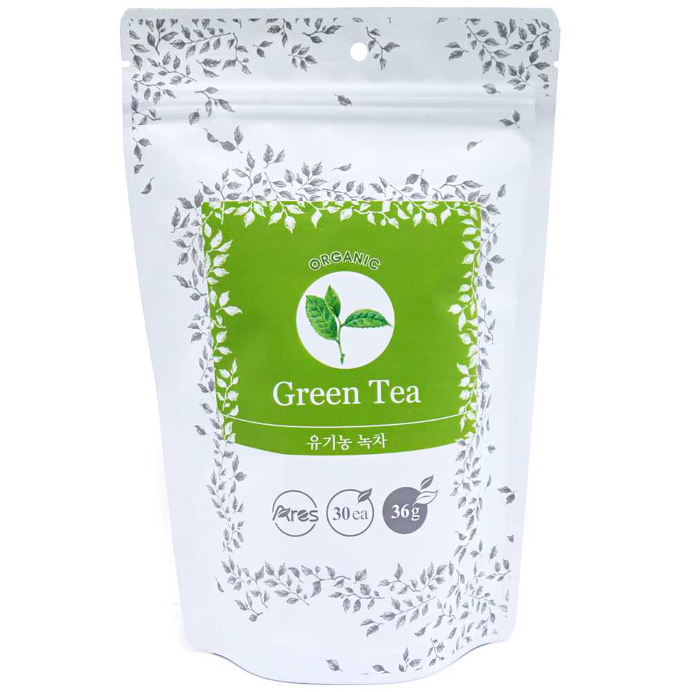 아레스 유기농 녹차 티백, 1.5g, 30개입, 1개 10,500원