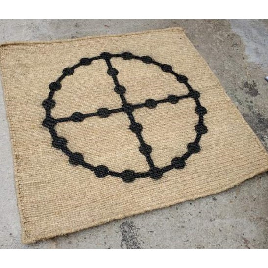 민속마당 윷판 볏짚 4각멍석윷판 원형멍석윷판 전통윷말 전통윷, 1개 950,000원