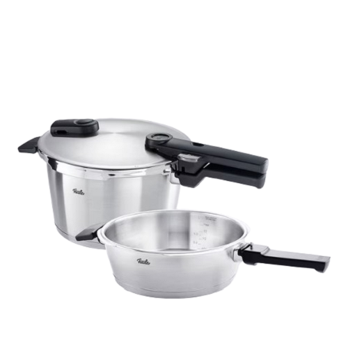 [휘슬러] 비타퀵 프리미엄 압력솥 22cm 쿼트로(2.5L+4.5L) [1/6-1/12 구매시 스텐주걱 증정] 369,000원