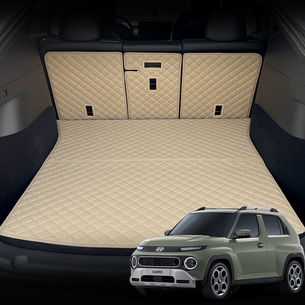 더뉴 캐스퍼 가솔린 컨셉토 가죽 퀼팅 등커버 트렁크 매트 (캐스퍼 가솔린 호환 인스퍼레이션) 65,000원