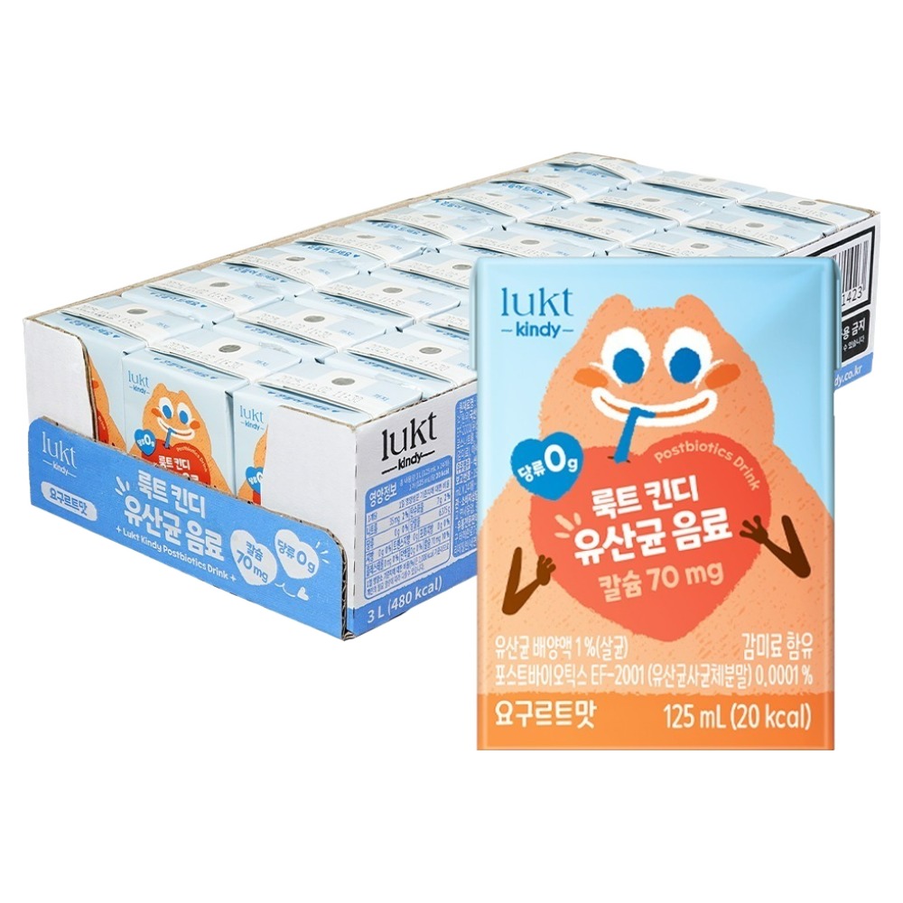 LUKT 유아용 킨디 유산균 음료, 24개, 125ml 21,400원