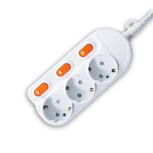 해피세일 국산 개별스위치 멀티탭 3구 1.5 3 5m 콘센트, 개별스위치3구 17,500원