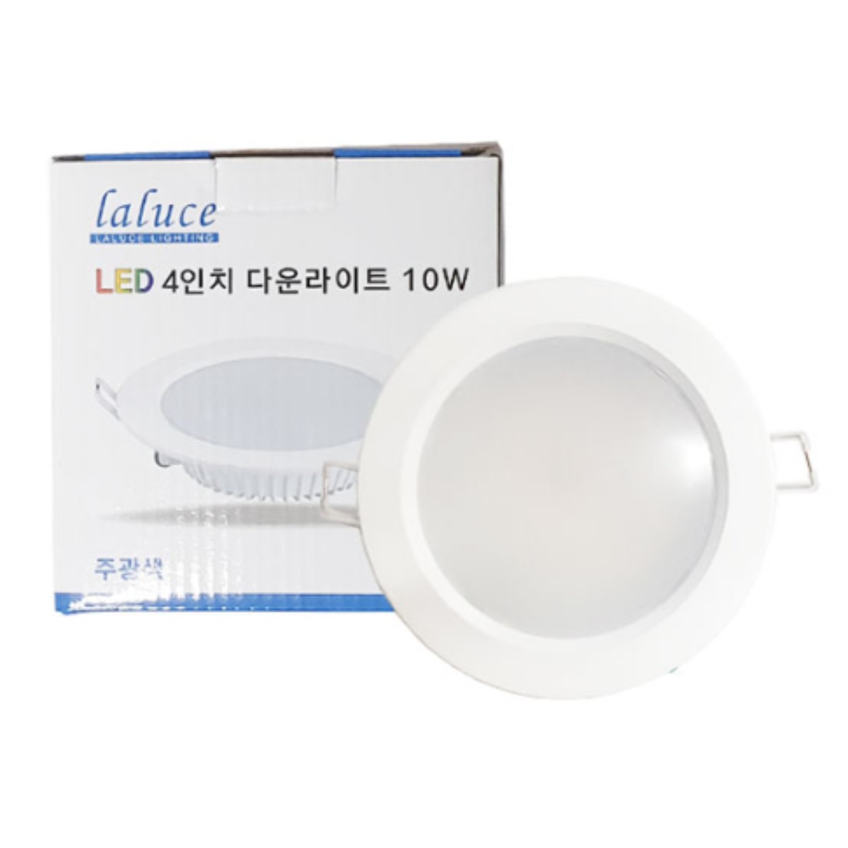 LALUCE LED 4인치 다운라이트 10W 매입등, 주백색, 1개 5,390원