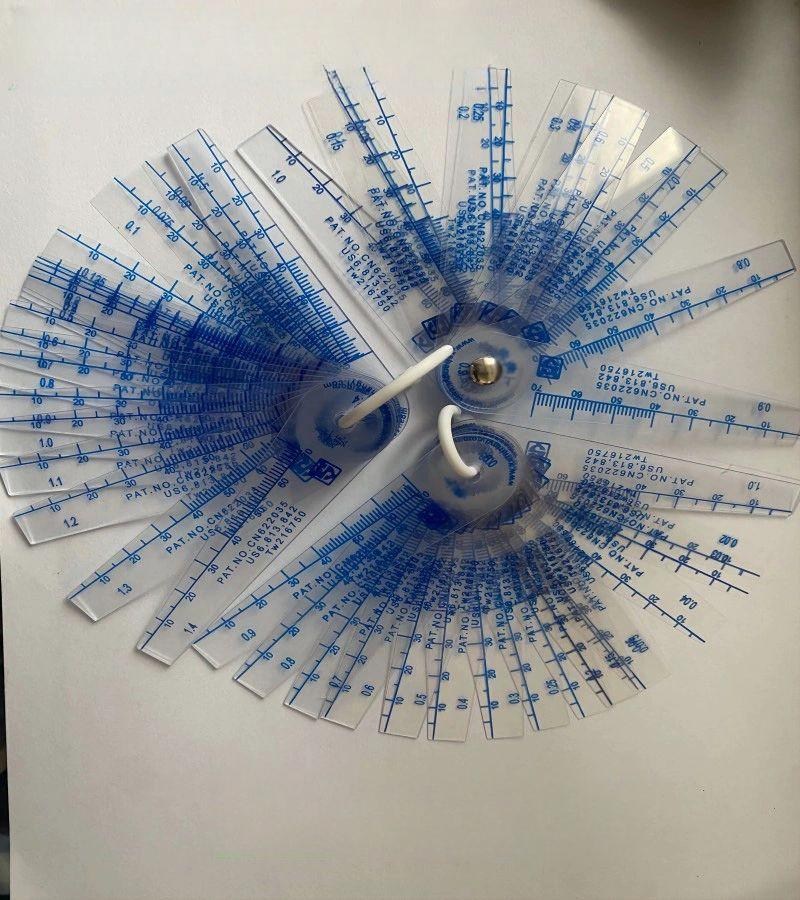 플라스틱 갭게이지 두께측정기 간격 PVC 투명 고정밀 10,200원