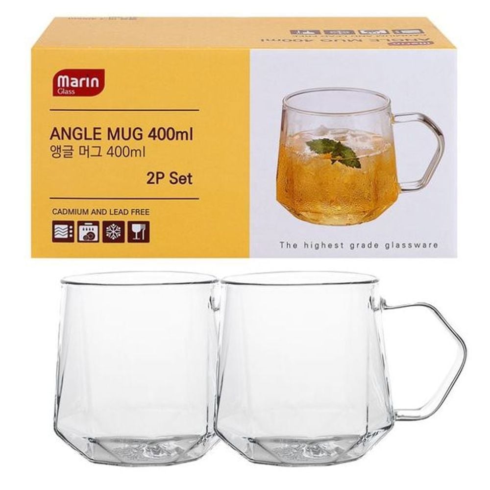 마린 글라스 앵글 머그 400ml 2p spi+7441bl 23,970원