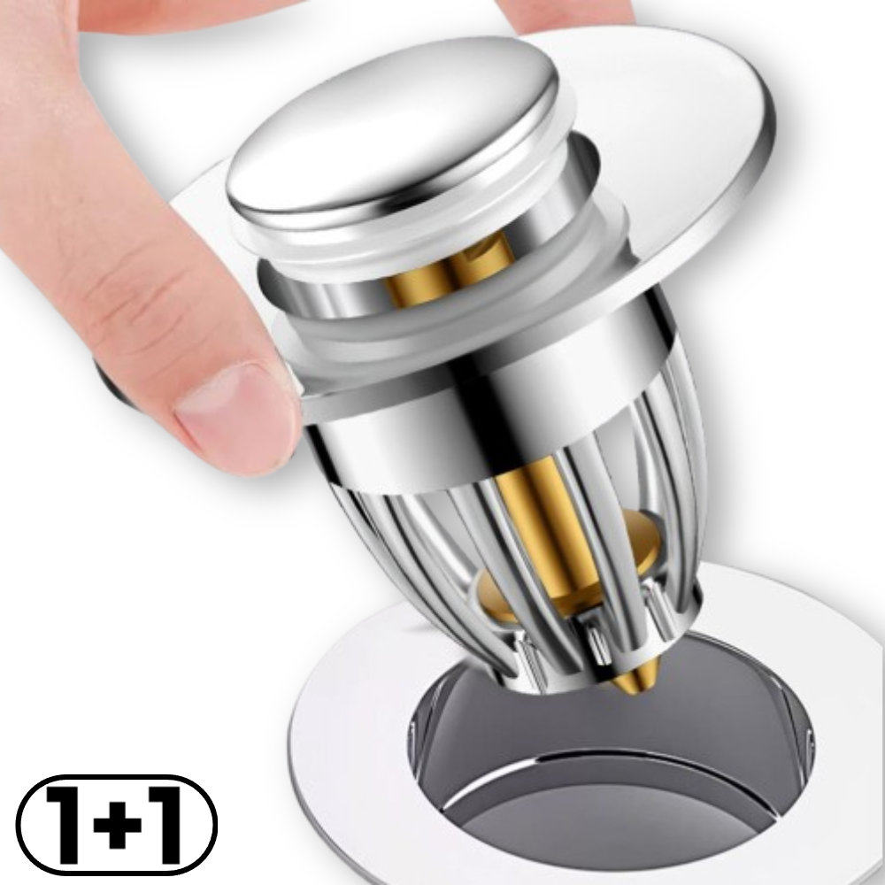 지빈 손으로 누르는 원터치 세면대 팝업 성능좋은 물마개 8,900원