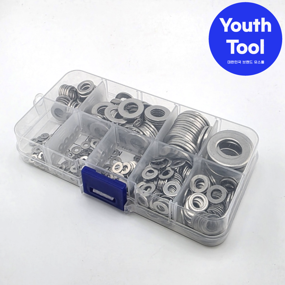 YOUTH TOOL 스테인리스 스텐 진동 품림 방지 스텐 와샤 와셔, 1세트 8,300원