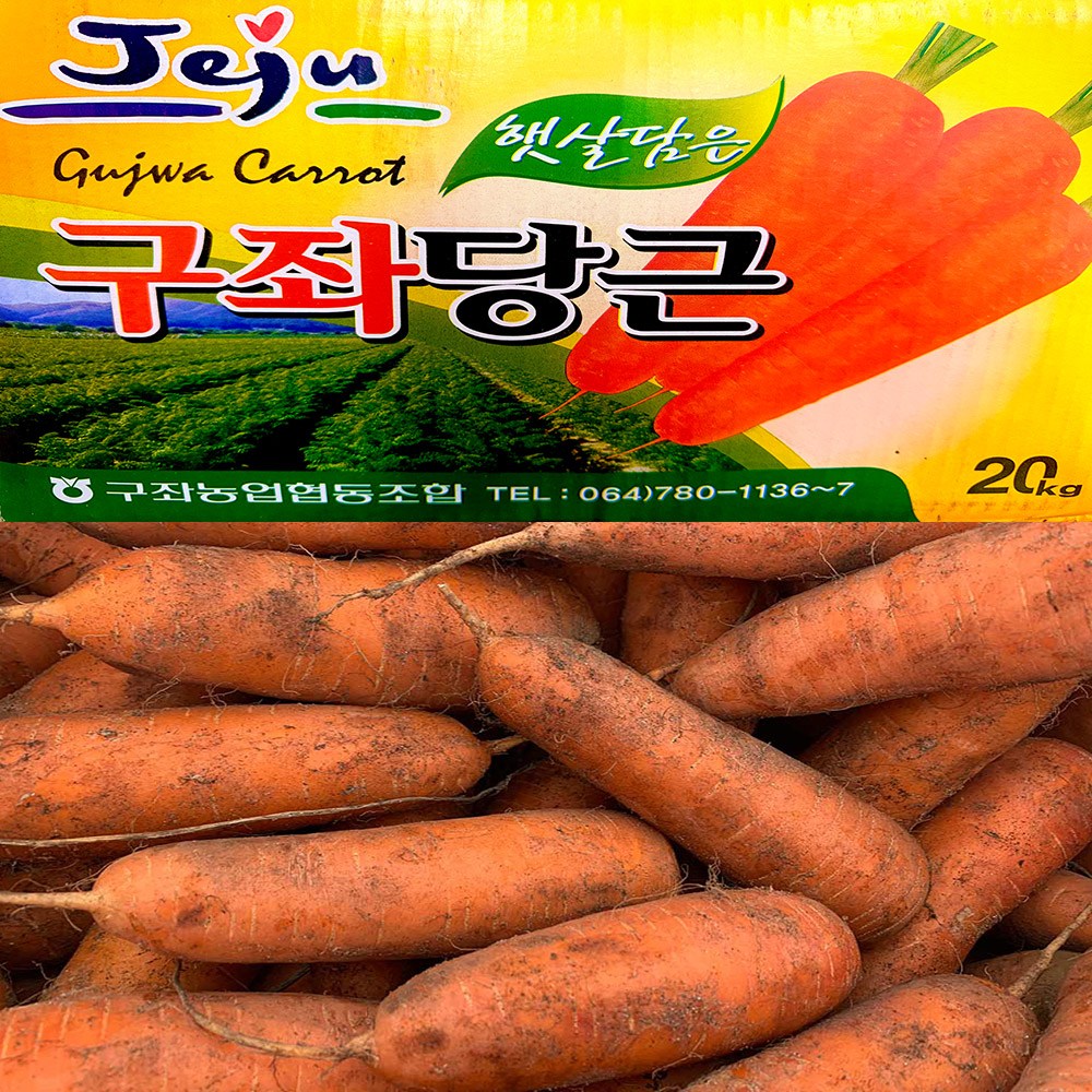 농부곳간 수분 가득한 제주 구좌 햇 흙당근, 1개, 당근 5kg 상 16,900원