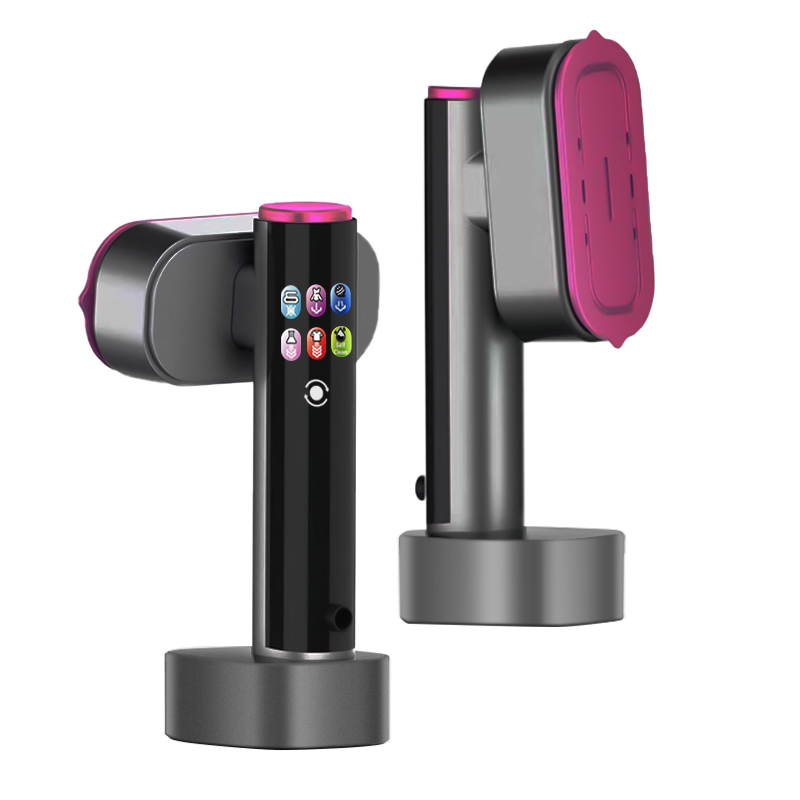 Voltmate 핸디형 스팀다리미 5가지 온도 조절 8S 빠른 스팀 디지털 표시창 2in1 가정용 여행용, 회색 66,850원