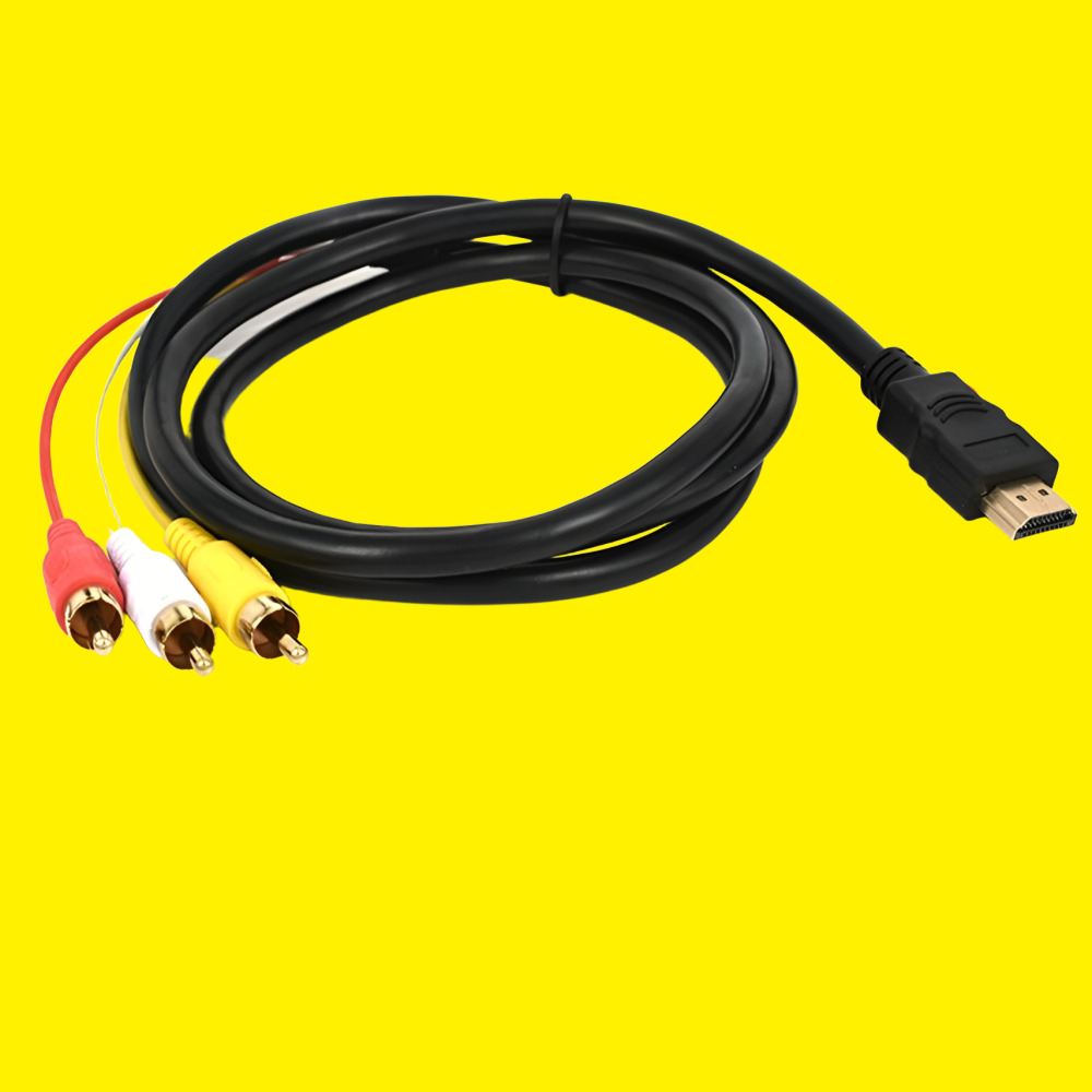 hdmi2.1케이블 8K 4K 연결선 고화질 1080p 1.5m hdmi 호환 3 rca 비디오 오디오 hdmi 호환 케이블 av 코드 변환기 어댑터 hdtv tv 세트 박스, HDMV오디오케이블 15,080원