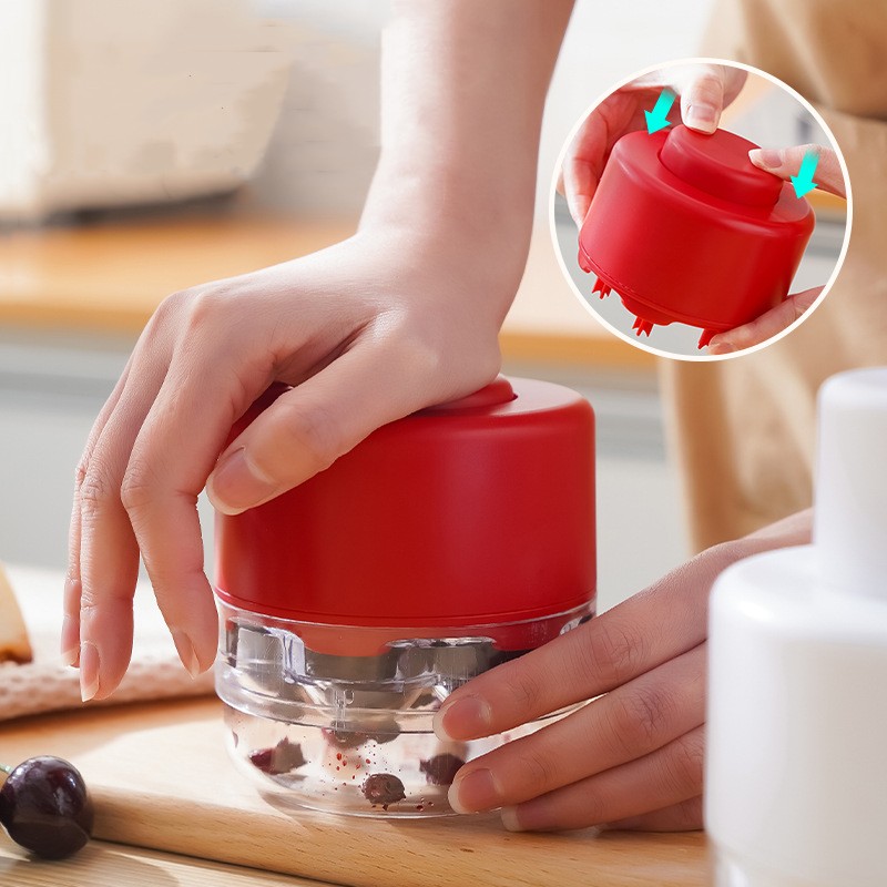 카토 2024 신형 7홀 압착식 체리씨 제거기, 대추씨 제거기, 주방용 씨 제거 도구, 1개, 빨간색 18,800원