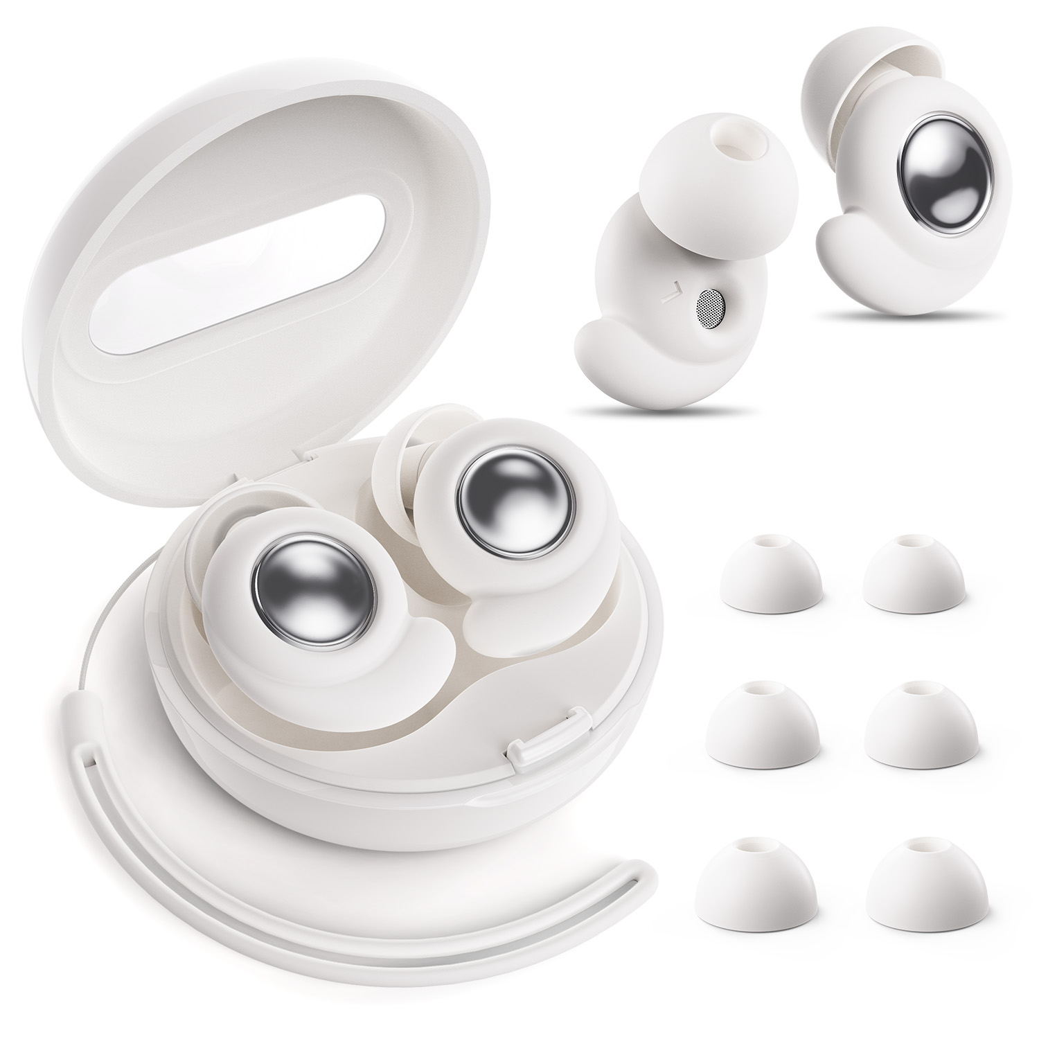 Zaxnouvi 소음 차단 귀마개 실리콘 수면 이어플러그 9,900원