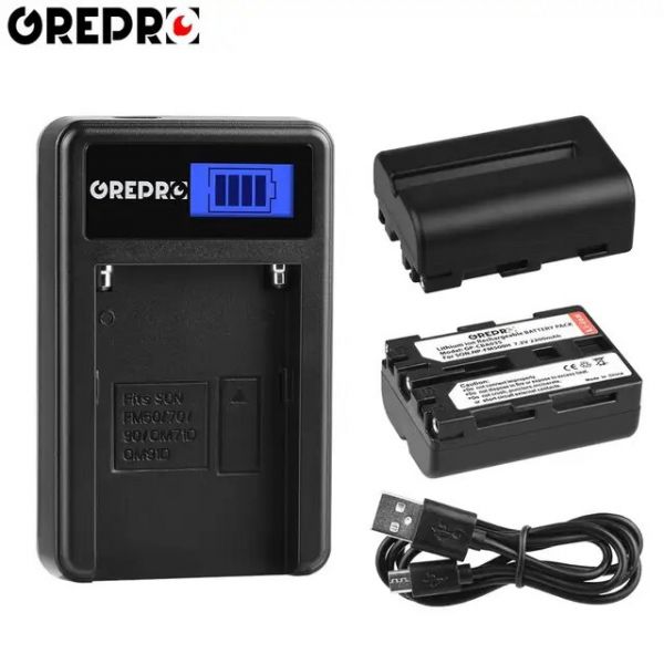 배터리호환  NPFM500H NP FM500H 및 LCD USB 충전기 소니 알파 A58 DSLRA350A300 A350 A450 A500 A550 A560 A580 A700 A9 33,350원