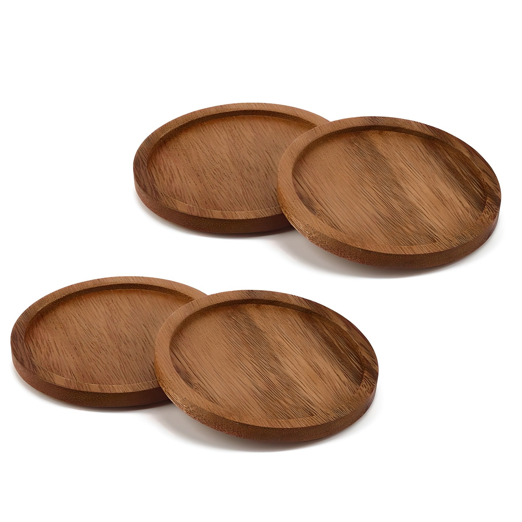 코코메이트 우드 티 코스터 나무 트레이 컵받침 4P세트 12,900원