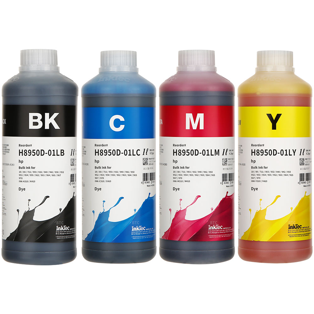 잉크테크 HP9010 HP8710 HP8610 HP8210 HP7740 삼성 J3520W J3560FW 호환 무한 리필 잉크 45,000원