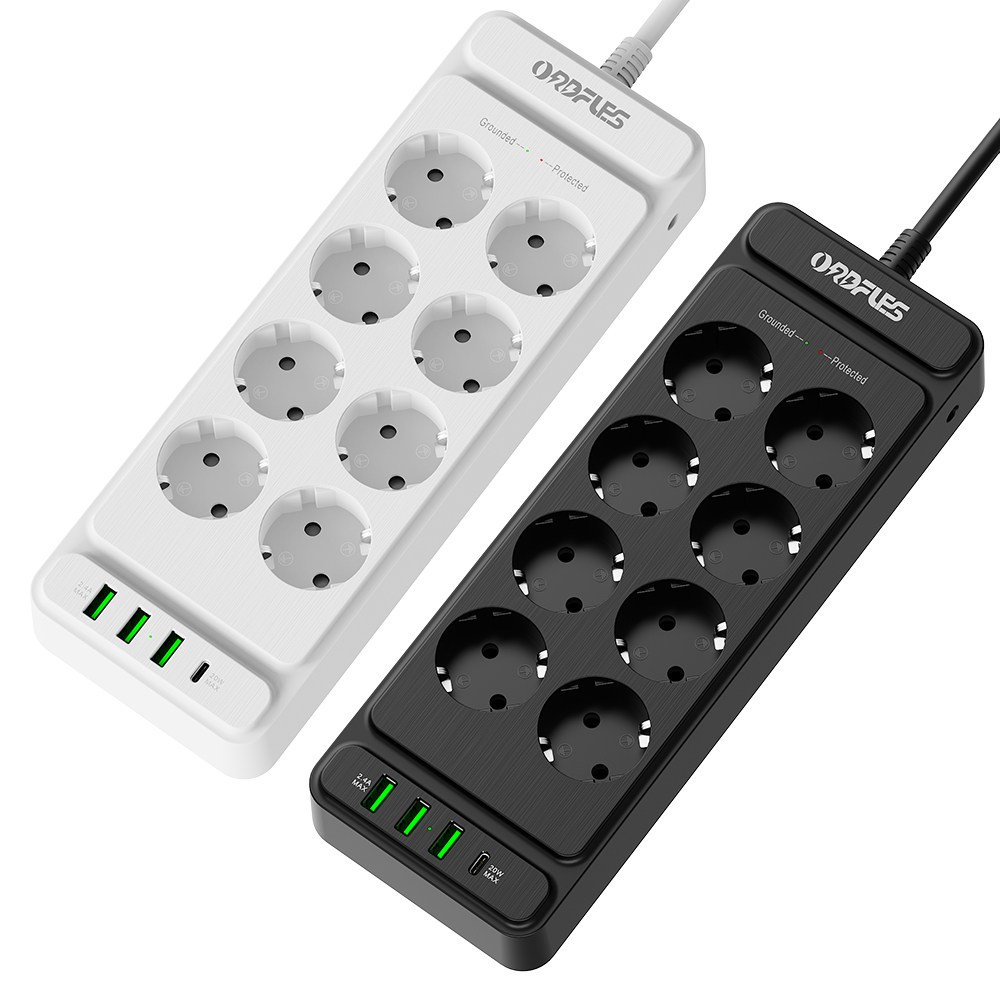 ORDFLES USB 멀티탭 3A+1C PD20W 4000W 고용량 과부하차단 24,900원