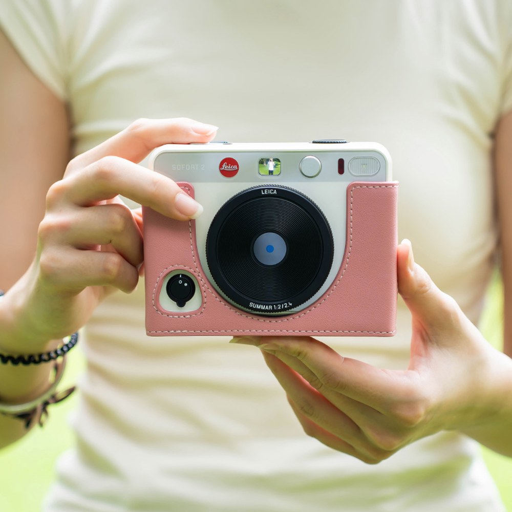 Roadfisher 진짜 가죽 카메라 가방, 보호 케이스 커버 베이스, 수제 그립 어깨 벨트 스트랩, leica 호환 Sofort2 Sofort 2 125,500원