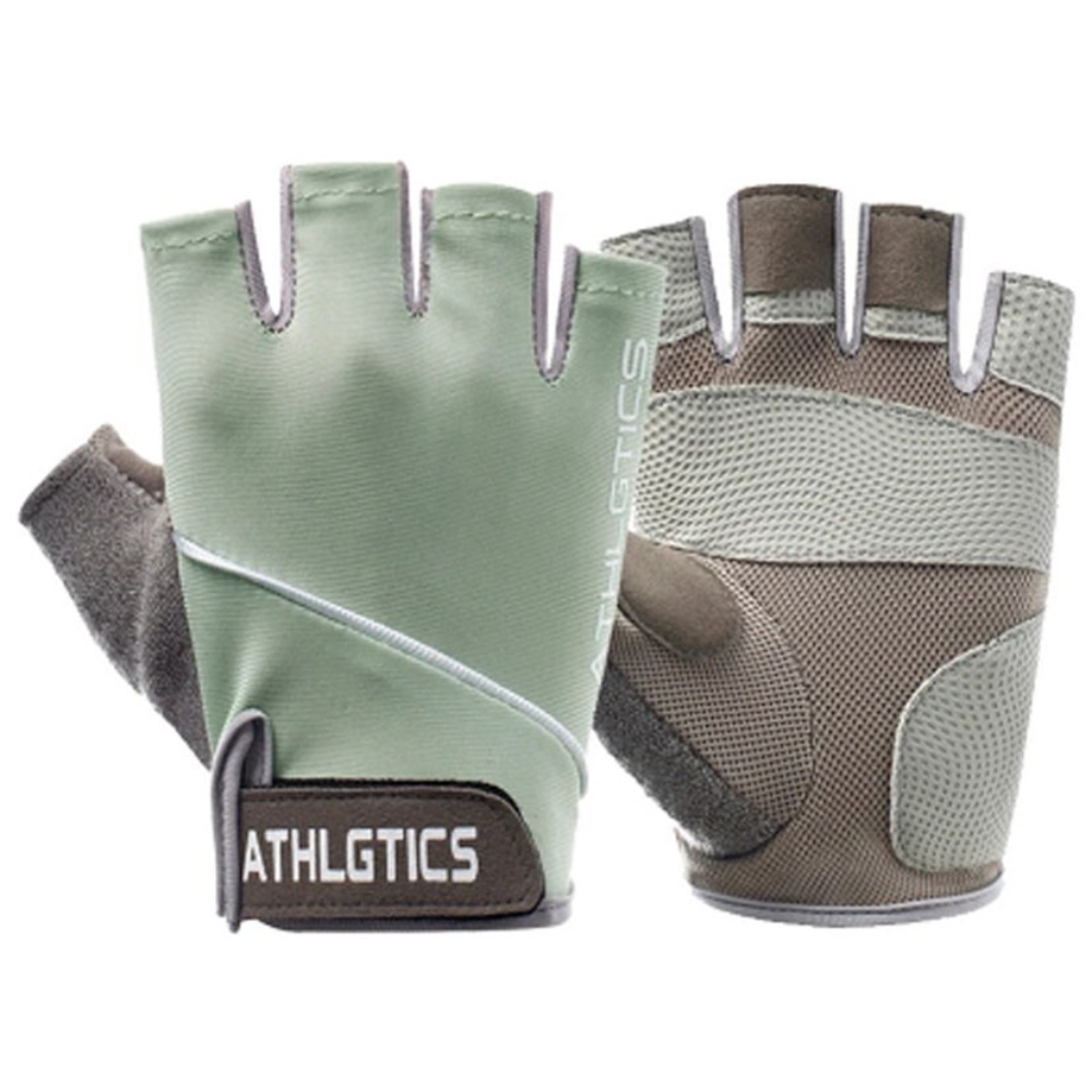 T렉스 여성용 다용도 헬스 등산 반장갑 양손착용 세트, 그린, 현재가 11,760원