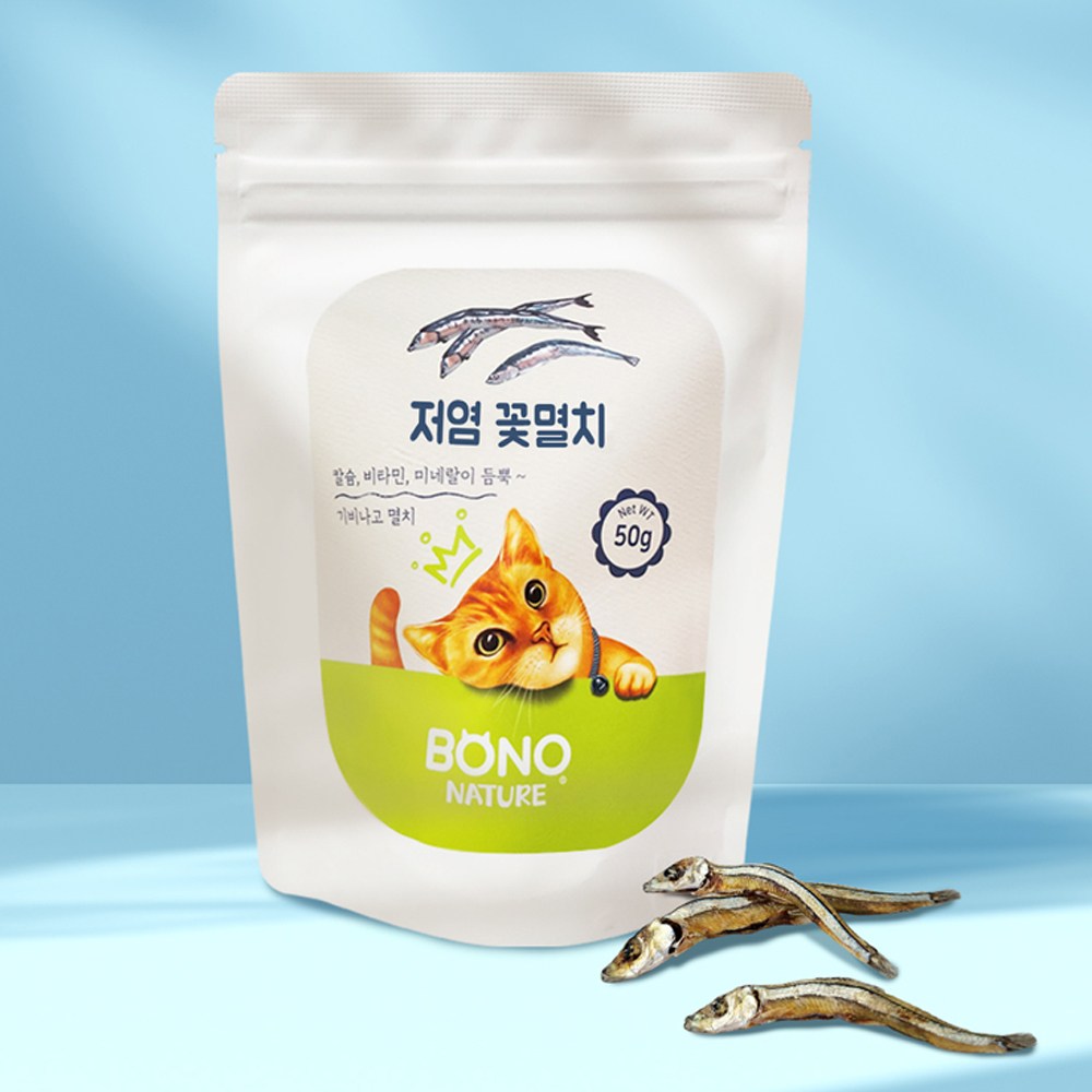 보노네이처 고양이간식 천연 멸치 37,000원