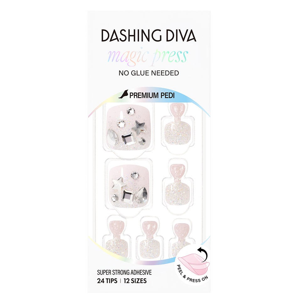 데싱디바 매직프레스 페디 스테리 드롭 세트, 1개, 누드베이지 + 실버 + 그레이 16,000원