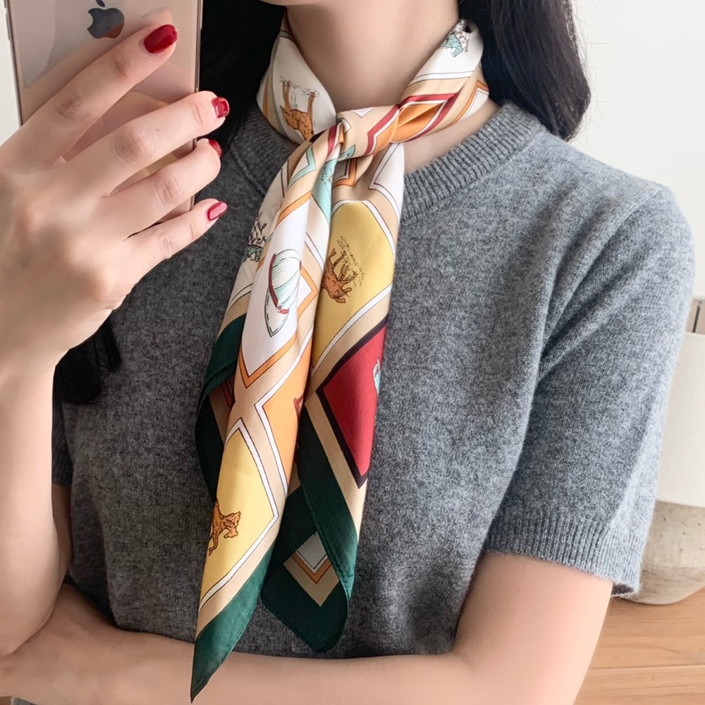 쇼니홈리빙 스카프 여성스카프 머플러 실크스카프 쁘띠스카프 7,500원