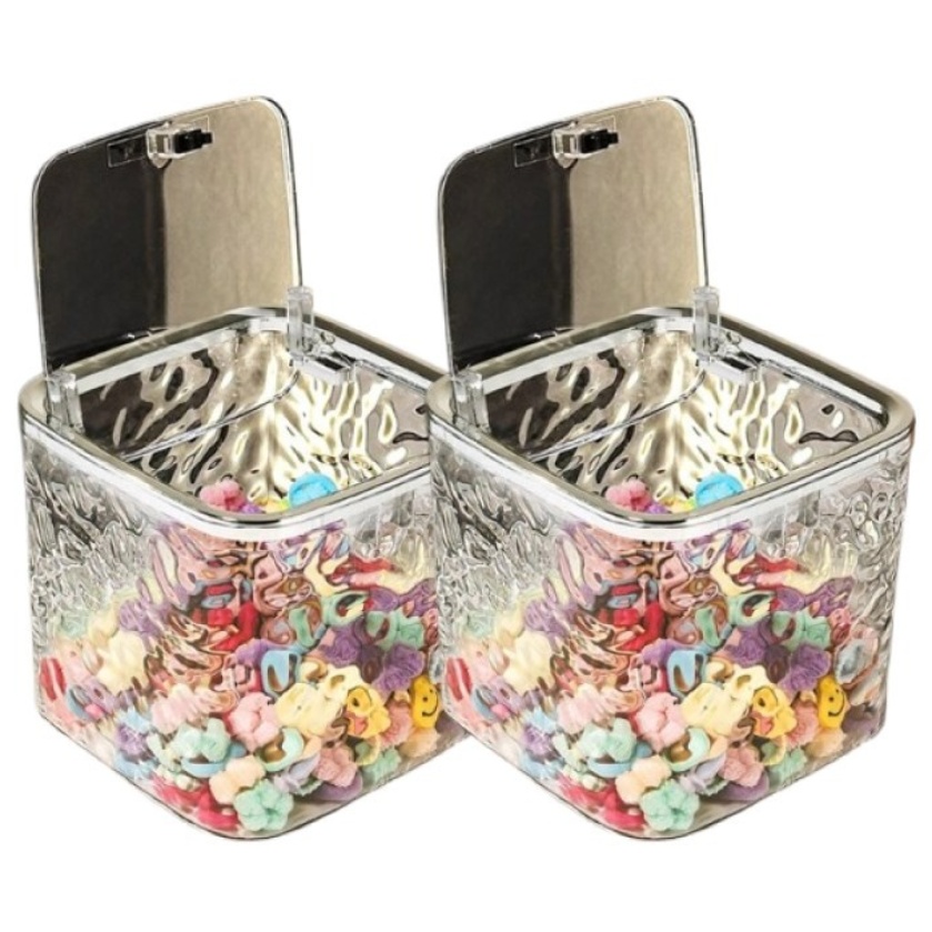 레디박스 세제 캡슐 다용도 사각 소품 보관 뚜껑형 정리함, 2개, 투명 대 15,900원