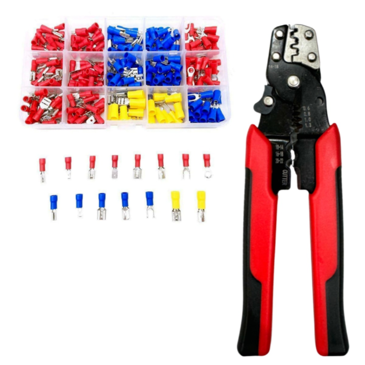 O형 Y형 PG신주터미널280PCS+다용도 압착기 모듬 터미널 커넥터, 1세트 18,800원