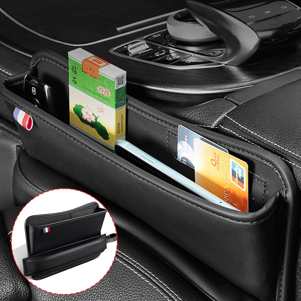 레모토 차량용 프리미엄 틈새 수납함 자동차 차량 용품 운전석 틈새 쿠션 수납 정리 사이드 포켓 15,400원