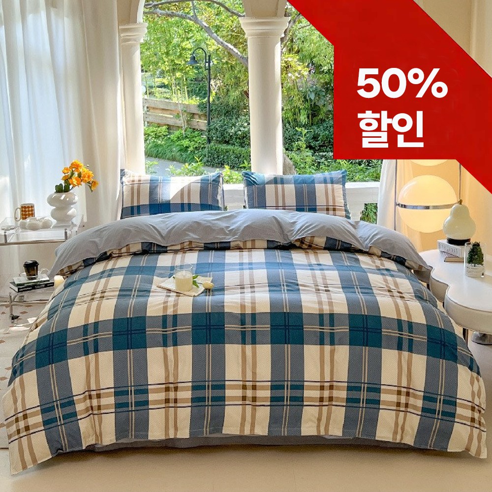시스슈 사계절 침구세트 이불커버+베개커버+침대시트 4종 세트 22,900원