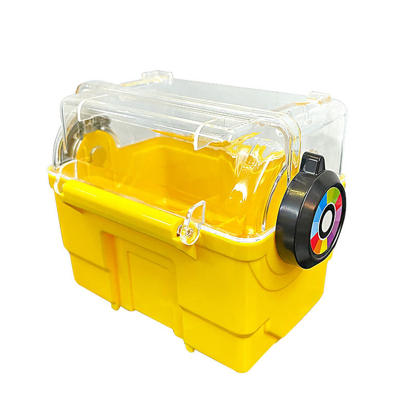 플랜와이 카드 디스크 보관함 24P 케이스, 1개, 반투명 옐로우 12,500원