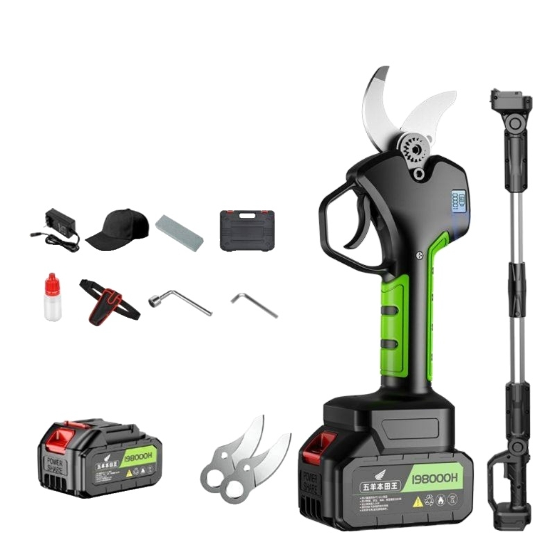 강력 전동 전지가위 무선 충전식 가지치기 전정가위, 1세트 176,000원