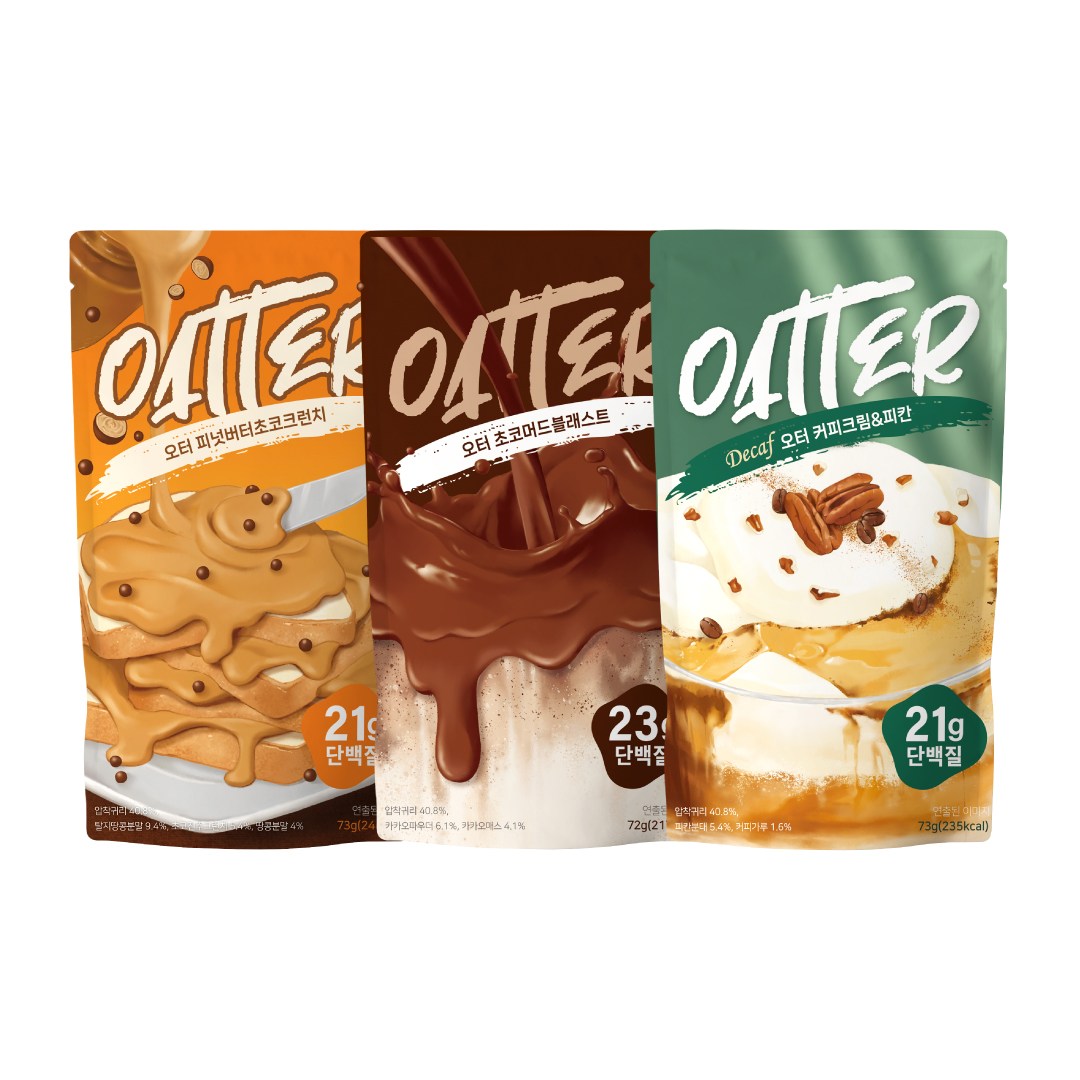 [아침 식단팩] 오터 프로틴 오버나이트 오트밀 귀리 16,300원