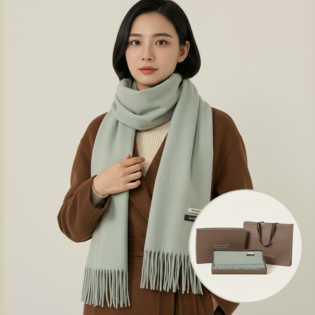 오쏘울 선물포장 울100% 머플러 19,900원