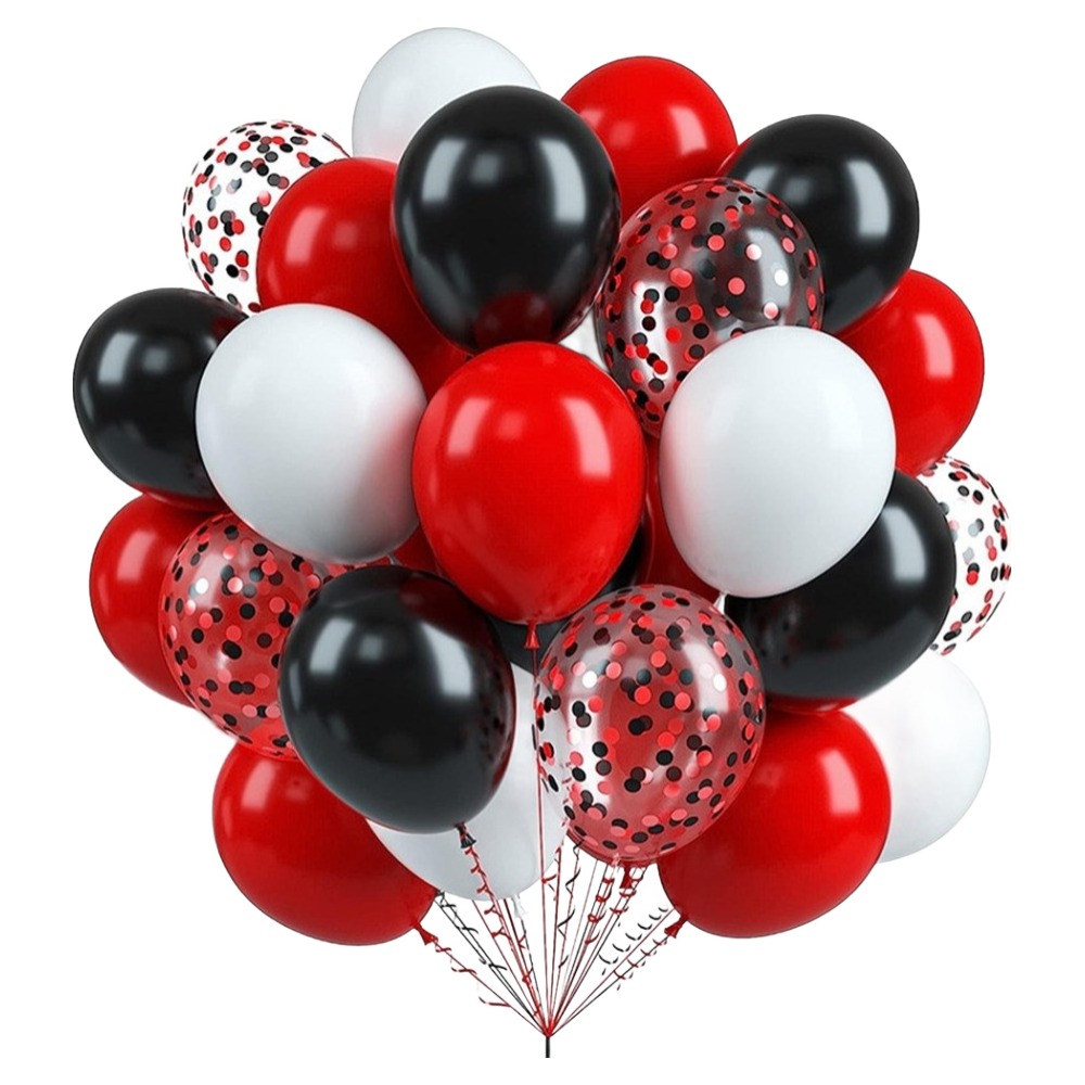 코히모 컨페티 크롬메탈 혼합풍선 30cm 4종 60p + 리본끈 세트 5W0354 9,800원