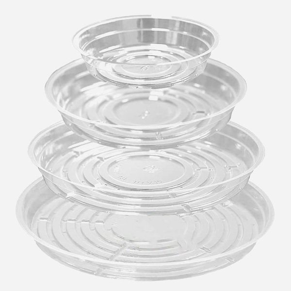 세인화분 PP 투명 화분받침 5P - 화분 받침 식물 받침대 물받이 화분받이 다육 다육이 분갈이 인테리어 홈가드닝 식물 화분갈이 홈카페 8,800원