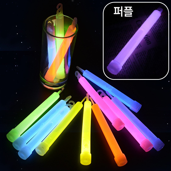 [고급형] 야광스틱 (야광봉 형광봉 팔찌 클럽 파티 응원 졸라맨 콘서트), 7. 퍼플 750원