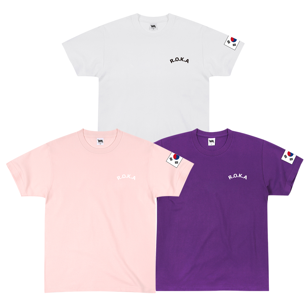 [1+1+1] 로카티 ROKA 순면 20수 반팔 티셔츠 아동 키즈 군인티 가족티 운동복 26,800원