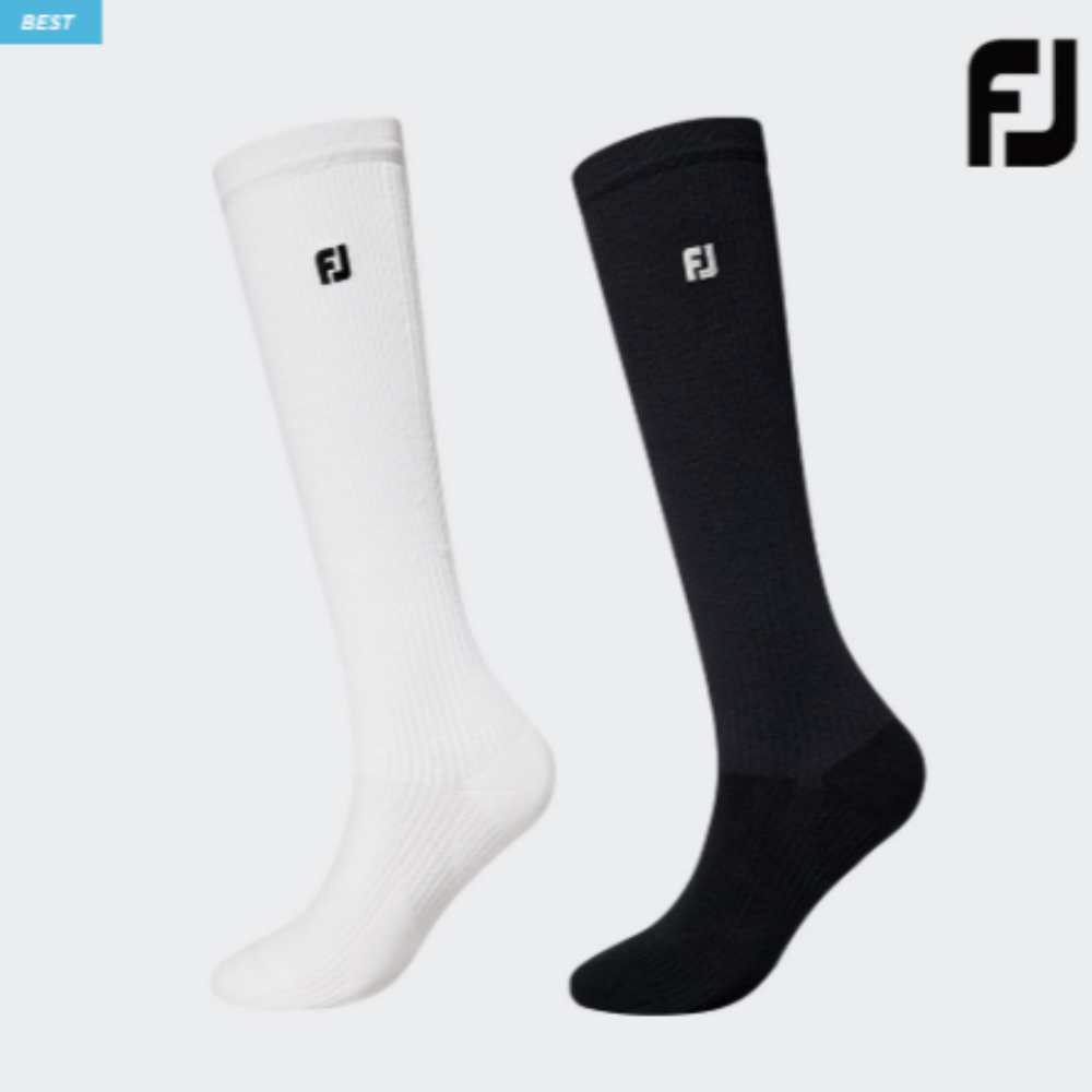 풋조이 FJ 2025 프로드라이 니 삭스 여성용 골프양말 18350 18352, 1개, 화이트 14,000원