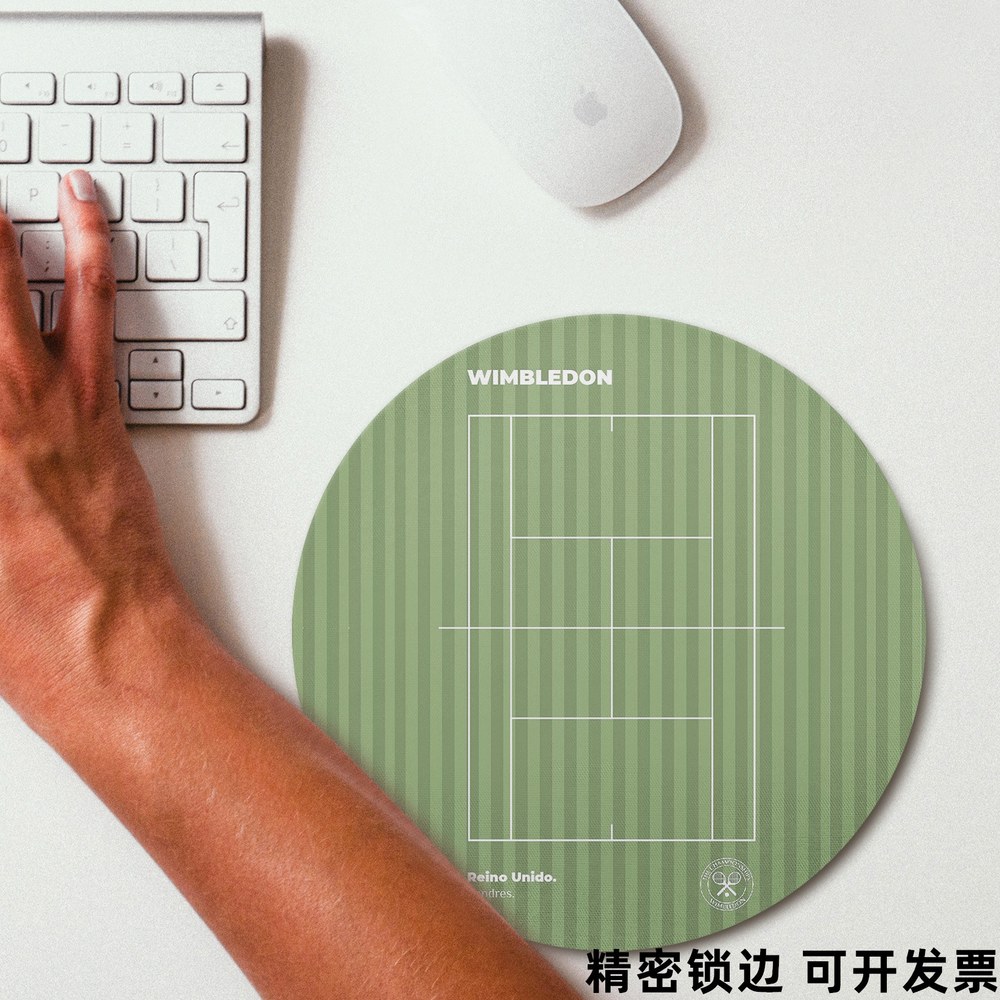 테니스 4대 그랜드 슬램 마우스패드 스몰 사이즈의 원형 남녀 학생 호주 프랑스 웹 윔블던 키보드 패드 사무용 책상 매트 29,600원