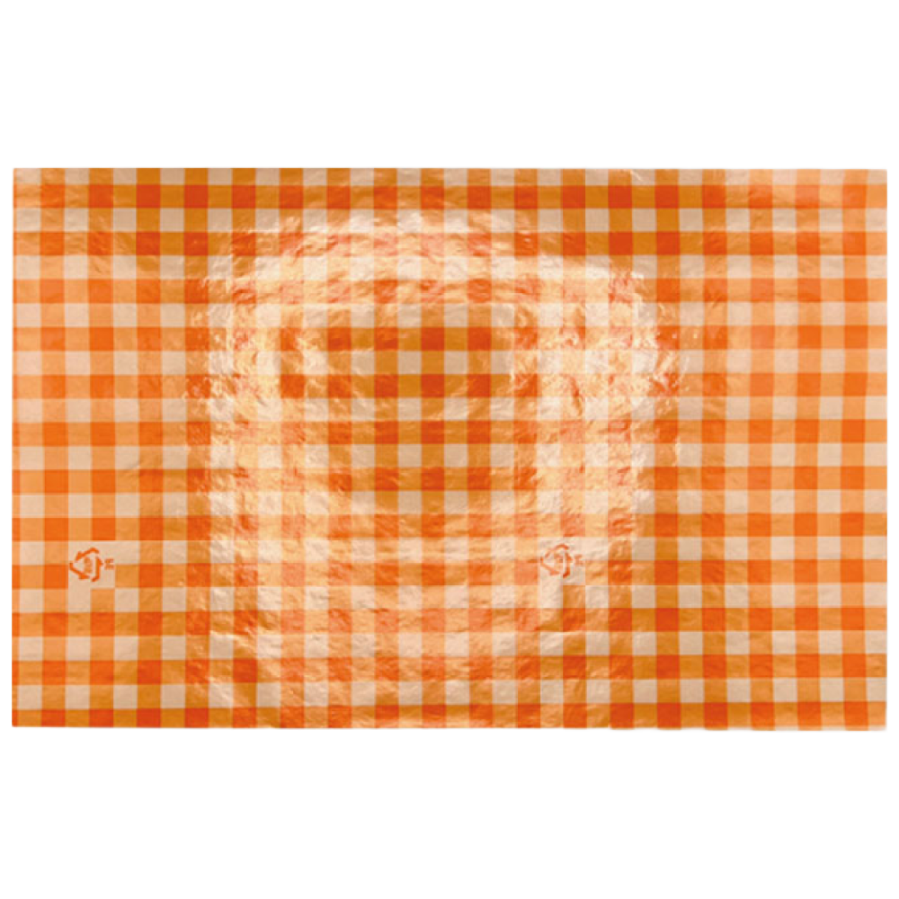 코팅 쟁반지 유산지 체크 오렌지 350mm x250mm 500매, 1세트, 500개 29,900원