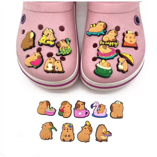 미니호야 스토어 귀여운 카피바라 20종 파츠세트 카피바라 귀여운 카피바라친구들 실내화 꾸미기 10,900원