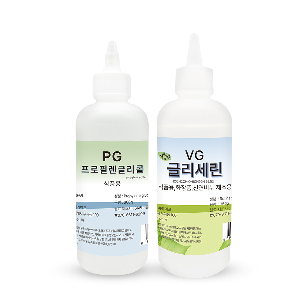 조이라이프 프로필렌글리콜 식물성 글리세린 PG 300g+VG 350g 세트, 1개 16,000원