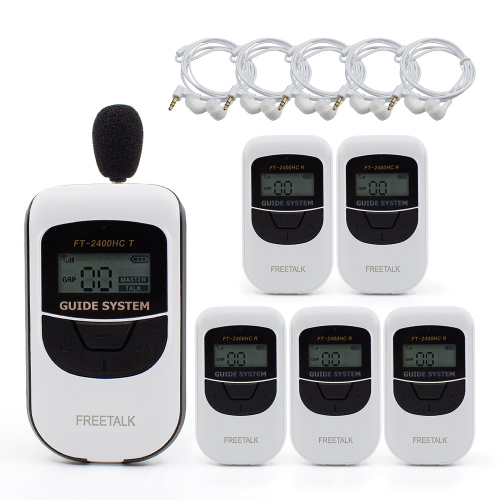 바투 FT-2400HC 송신기 1대/수신기 5대 6대세트 여행용 산업시찰 (FT-2400HC), 단일상품, 1개 570,000원