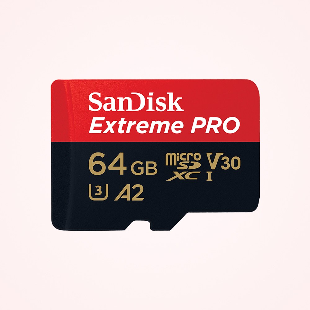 샌디스크코리아 공식인증정품   마이크로 SD 카드 익스트림 프로 QXCU 64GB (  SD 아답터포함 ) 42,430원