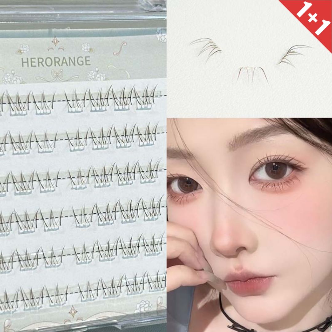 에베모 자연스러운 노글루 언더 속눈썹 7mm, 2개, 노글루 언더 7mm 20,000원