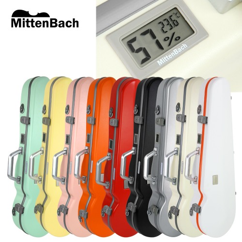 미텐바흐 바이올린 케이스 레볼루션 MBVC-N03 디지털 습도계 하드케이스 4/4 3/4 겸용, 옐로우 358,000원